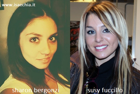 Somiglianza tra Sharon Bergonzi e Susy Fuccillo