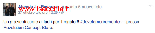 Alessio Lo Passo su Facebook