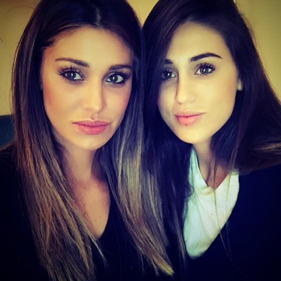 Belen Rodriguez e Cecilia Rodriguez