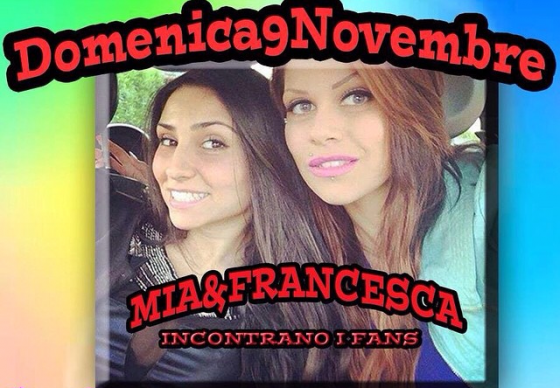 Mia Cellini e Francesca Cioffi