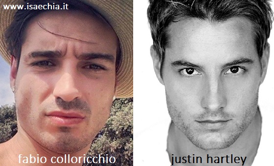 Somiglianza tra Fabio Colloricchio e Justin Hartley