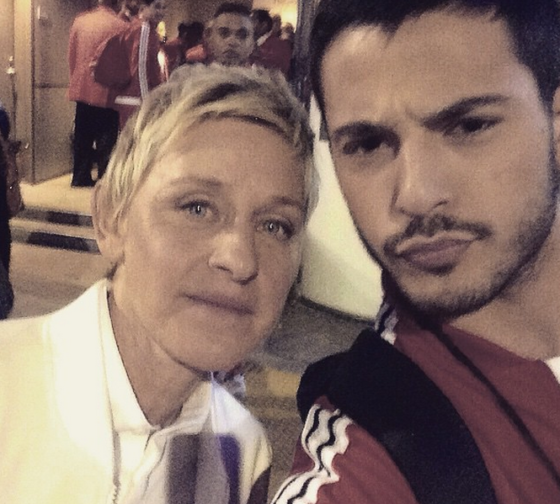 Ellen Degeneres e Giuseppe Giofrè