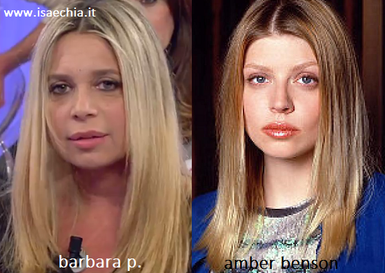 Somiglianza tra Barbara P. e Amber Benson