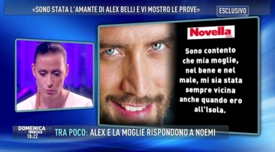 Domenica Live - Noemi Addabbo e Alex Belli