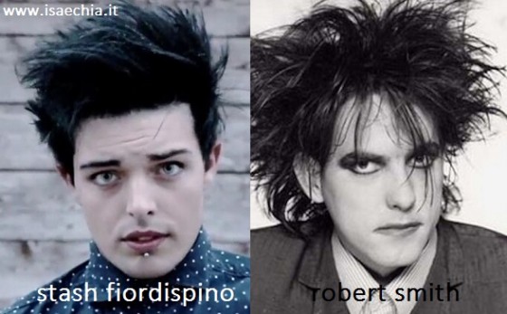 Somiglianza tra Stash Fiordispino e Robert Smith