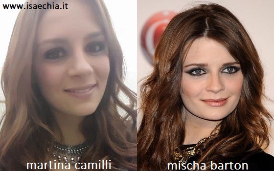 Somiglianza tra Martina Camilli e Mischa Barton