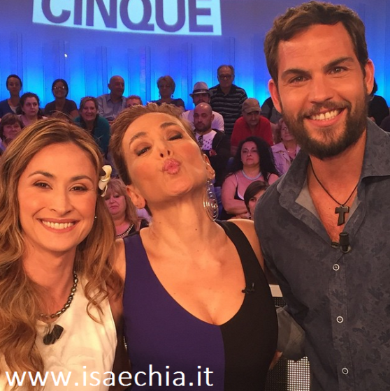 Brice Martinet, Elena Falbo e Barbara D'Urso