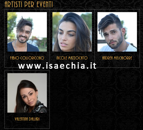 Fabio Colloricchio, Nicole Mazzocato, Andrea Melchiorre e Valentina Dallari