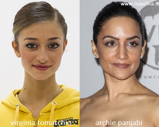 Somiglianza tra Virginia Tomarchio e Archie Panjabi