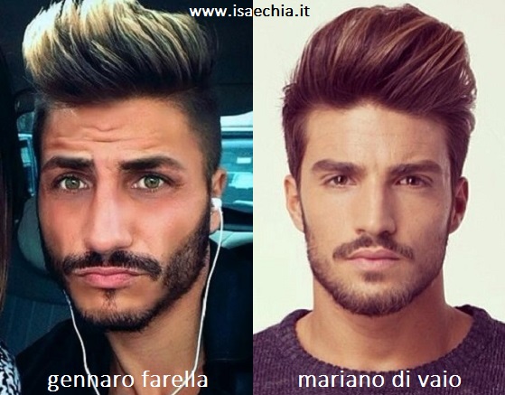 Somiglianza tra Gennaro Farella e Mariano Di Vaio