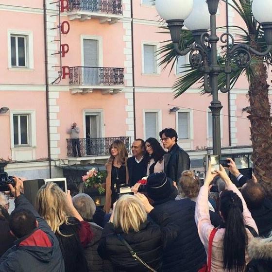 Carlo Conti, Madalina Ghenea, Virginia Raffaele e Gabriel Garko