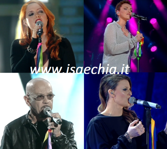 Noemi, Arisa, Enrico Ruggeri e Irene Fornaciari