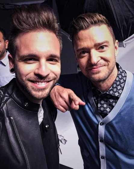 Alessio Bernabei e Justin Timberlake