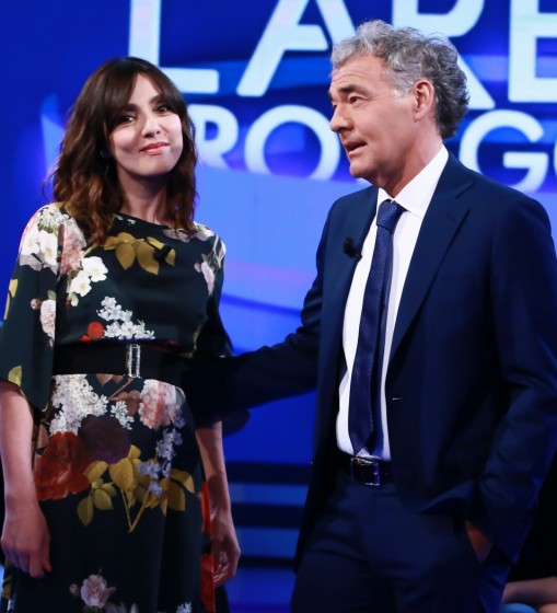 Ambra Angiolini e Massimo Giletti