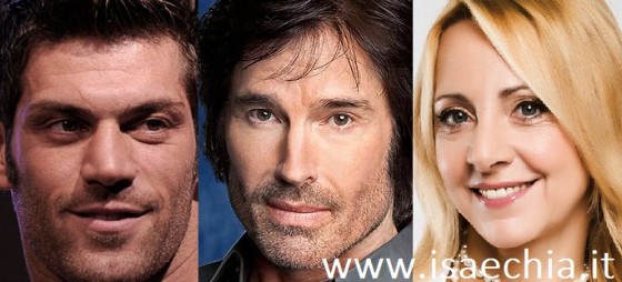 Clemente Russo, Ronn Moss e Debora Villa