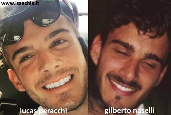 Somiglianza tra Lucas Peracchi e Gilberto Naselli