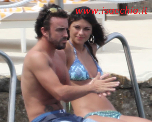 Fernando Alonso e Linda Morselli 