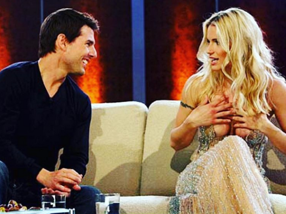 Michelle Hunziker e Tom Cruise