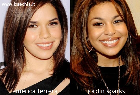 Somiglianza tra America Ferrera e Jordin Sparks