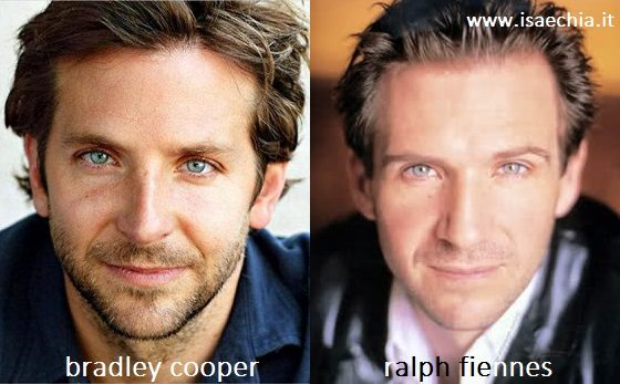 Somiglianza tra Bradley Cooper e Ralph Fiennes