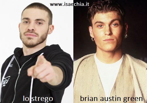 Somiglianza tra Lo Strego e Brian Austin Green