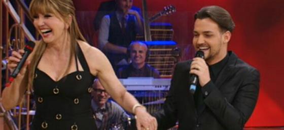 Valerio Scanu e Milly Carlucci