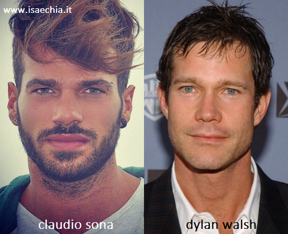 Somiglianza tra Claudio Sona e Dylan Walsh