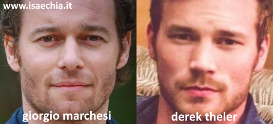 Somiglianza tra Giorgio Marchesi e Derek Theler