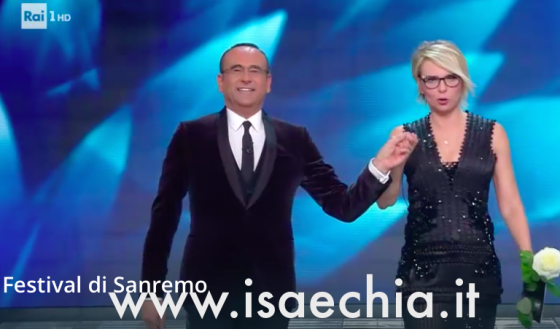 Festival di Sanremo 2017- Carlo Conti-Maria De Filippi