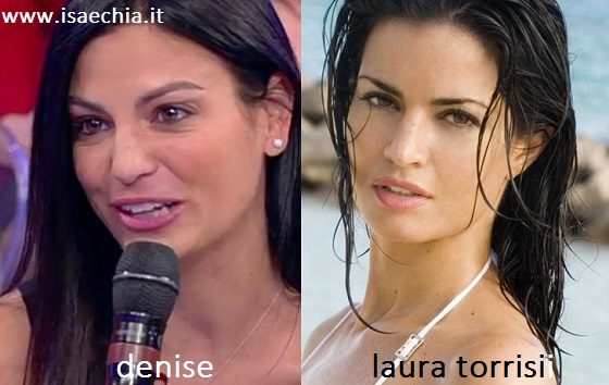 Somiglianza tra Denise e Laura Torrisi