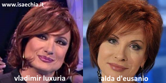 Somiglianza tra Vladimir Luxuria e Alda D'Eusanio