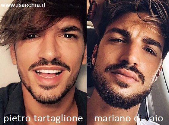 Somiglianza tra Pietro Tartaglione e Mariano Di Vaio