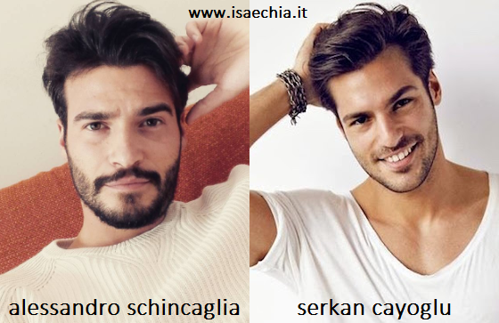 Somiglianza tra Alessandro Schincaglia e Serkan Çayoğlu