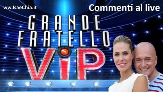 Grande Fratello Vip commenti al live