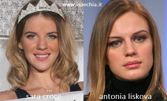 Somiglianza tra Sara Croce e Antonia Liskova