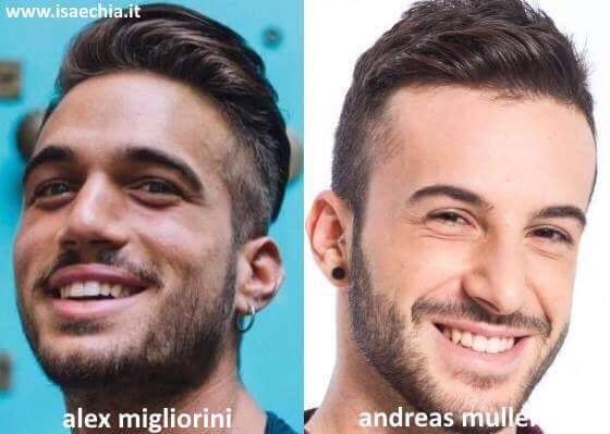 Somiglianza tra Alex Migliorini e Andreas Muller