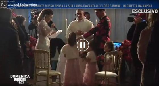 Domenica Live - Matrimonio Clemente Russo e Laura Maddaloni