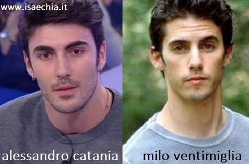 Somiglianza tra Alessandro Catania e Milo Ventimiglia