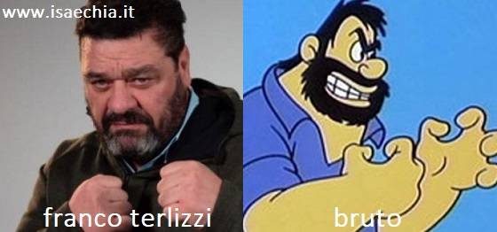 Somiglianza tra Franco Terlizzi e Bruto