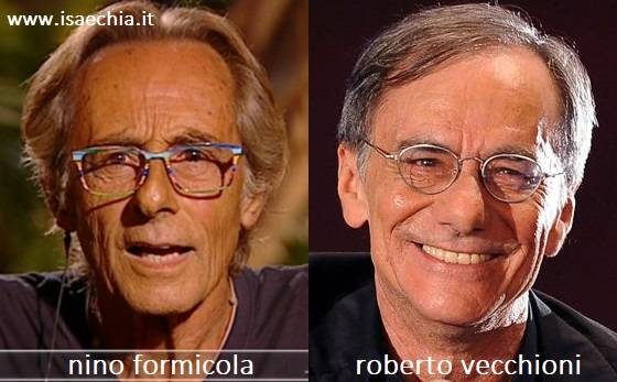 Somiglianza tra Nino Formicola e Roberto Vecchioni