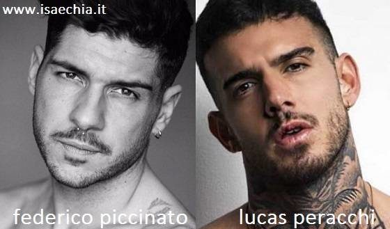 Somiglianza tra Federico Piccinato e Lucas Peracchi