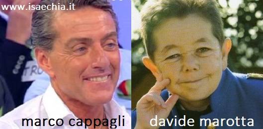 Somiglianza tra Marco Cappagli e Davide Marotta