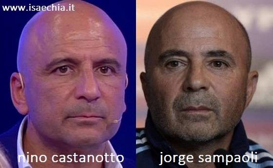 Somiglianza tra Nino Castanotto e Jorge Sampaoli