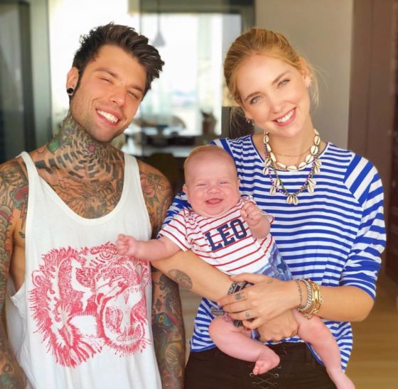 Fedez, Chiara Ferragni e Leone