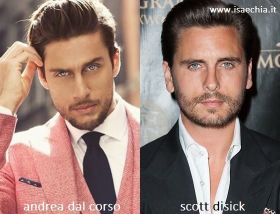 Somiglianza tra Andrea Dal Corso e Scott Disick