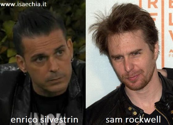 Somiglianza tra Enrico Silvestrin e Sam Rockwell