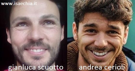 Somiglianza tra Gianluca Scuotto e Andrea Cerioli