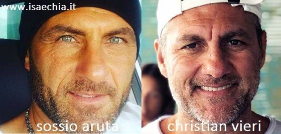 Somiglianza tra Sossio Aruta e Christian Vieri