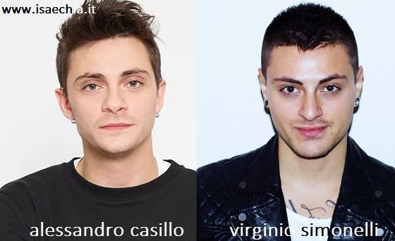 Somiglianza tra Alessandro Casillo e Virginio Simonelli