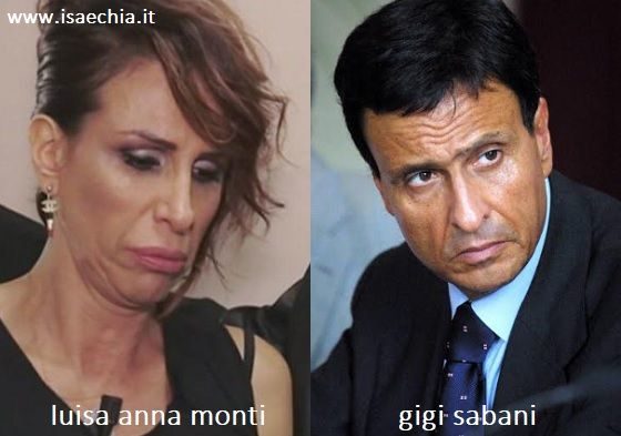 Somiglianza tra Luisa Anna Monti e Gigi Sabani